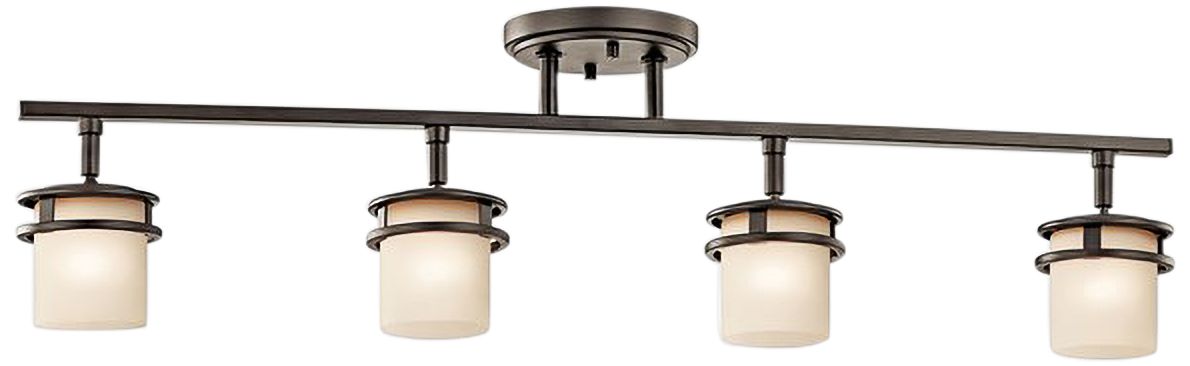 Kichler Hatteras Bay 2.65 outlets ft. 4-Light Olde Bronze Track Lighting Kit #7704OZ