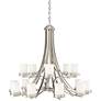 Thumbnail1 of Kichler Hendrik 42 1/4" Wide Brushed Nickel 2-Tier 15-Light Chandelier