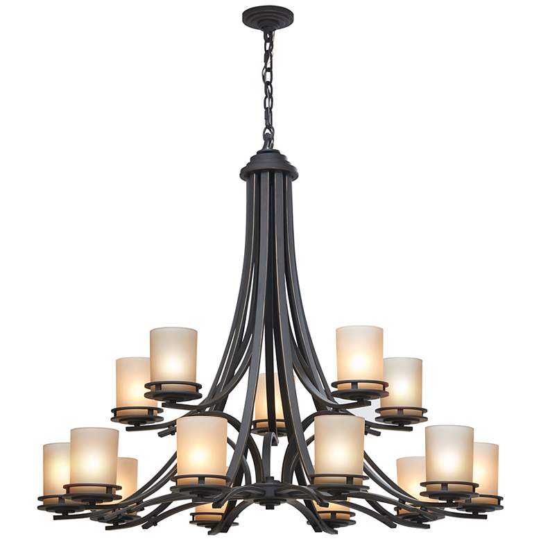 Image 3 Kichler Hendrik 42 1/4" Wide Olde Bronze 15-Light Chandelier