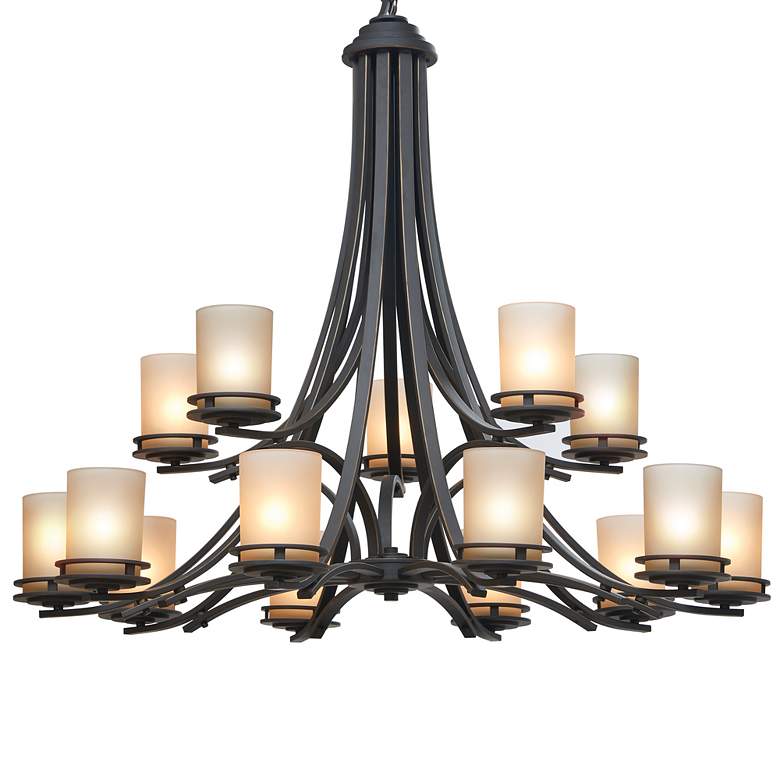 Image 4 Kichler Hendrik 42 1/4" Wide Olde Bronze 15-Light Chandelier more views