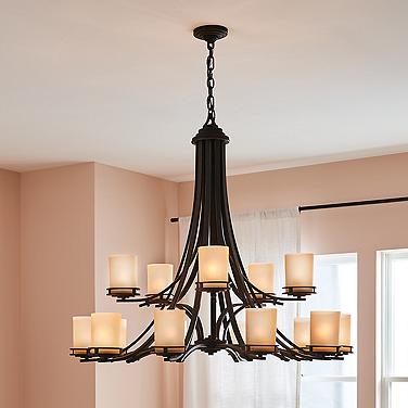 Kichler Hendrik 42 1/4" Wide Olde Bronze 15-Light Chandelier