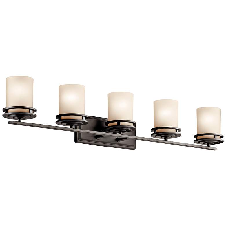 Image 2 Kichler Hendrik 43" Wide 5-Light Olde Bronze Bath Light