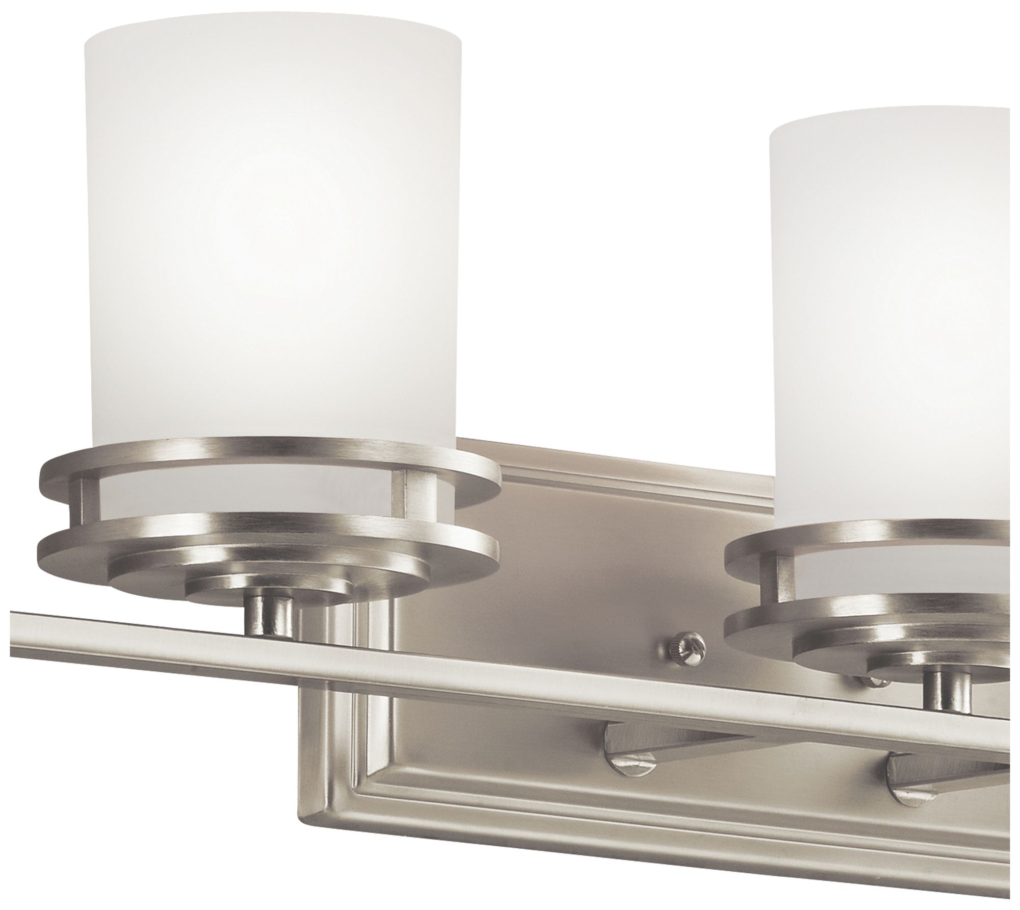 Image 6 Kichler Hendrik 43" Wide Brushed Nickel 5-Light Bath Light more views