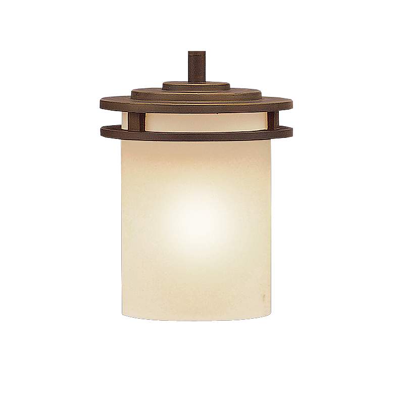 Image 4 Kichler Hendrik 5 1/2 inch Wide Bronze and Umber Glass Mini Pendant Light more views