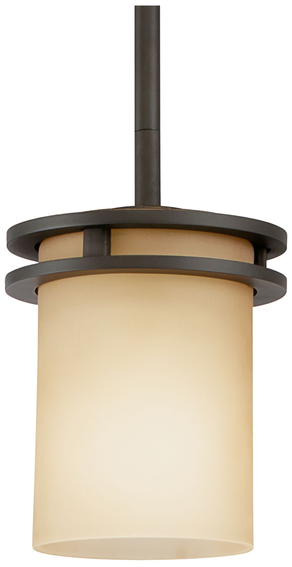 Image 7 Kichler Hendrik 5 1/2" Wide Bronze and Umber Glass Mini Pendant Light more views