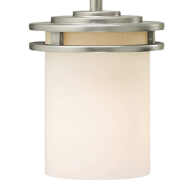 Image 3 Kichler Hendrik 5 1/2" Wide Nickel and White Glass Mini Pendant more views