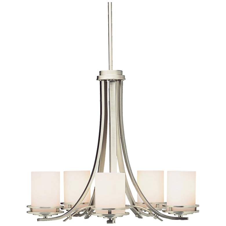 Image 2 Kichler Hendrik Nickel 24 1/2 inch Wide 5-Light Chandelier