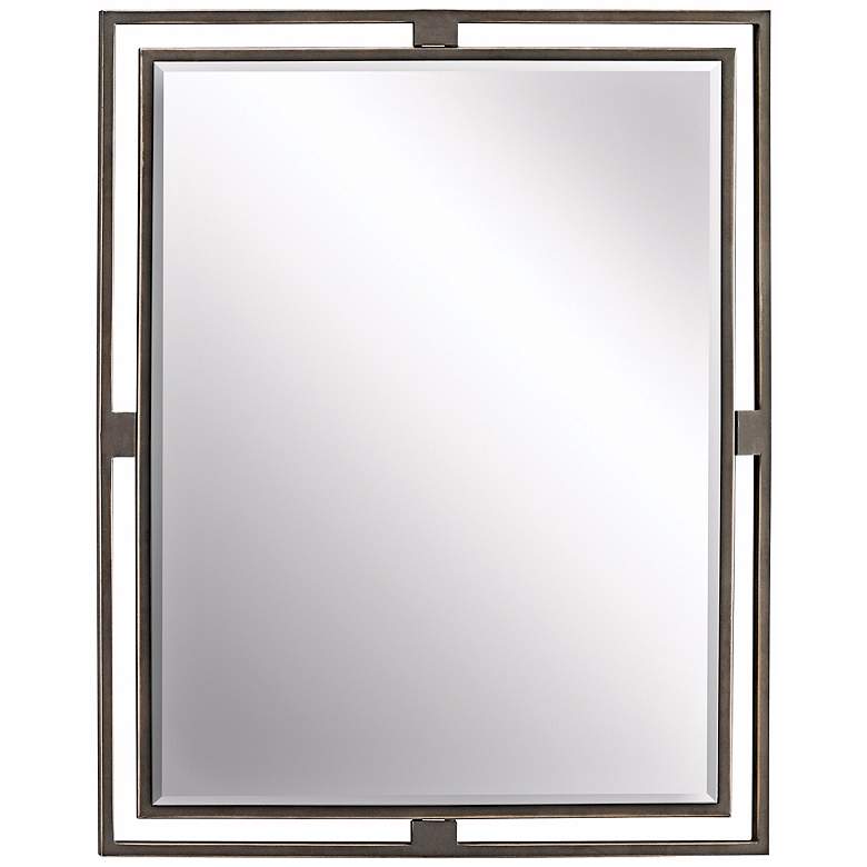 Image 2 Kichler Hendrik Olde Bronze 24 inch x 30 inch Wall Mirror