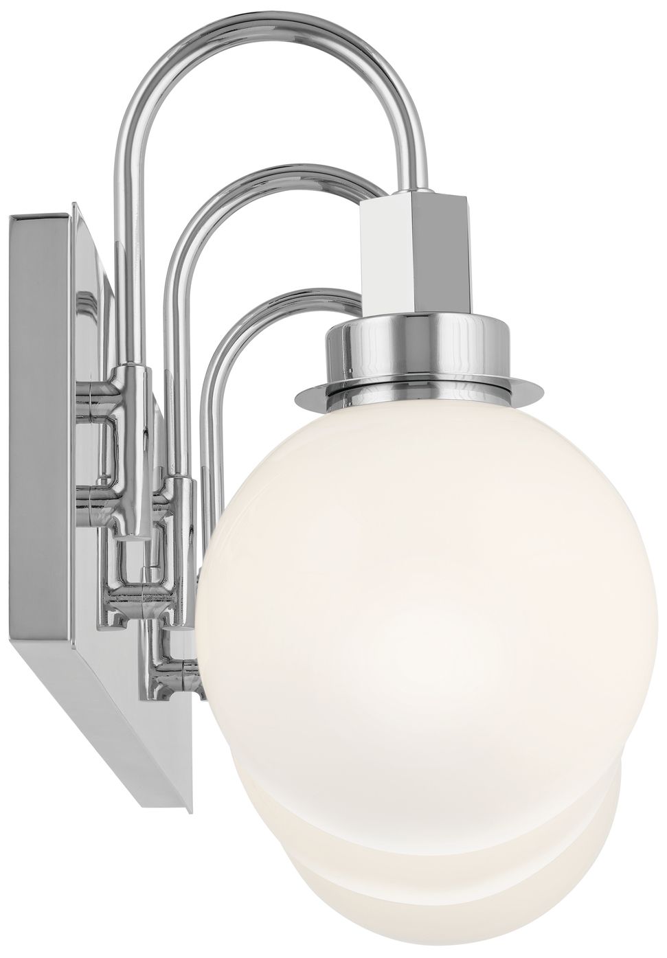 Image 3 Kichler Hex 22.75 Inch 3 Light Vanity with Opal Glass in Chrome more views