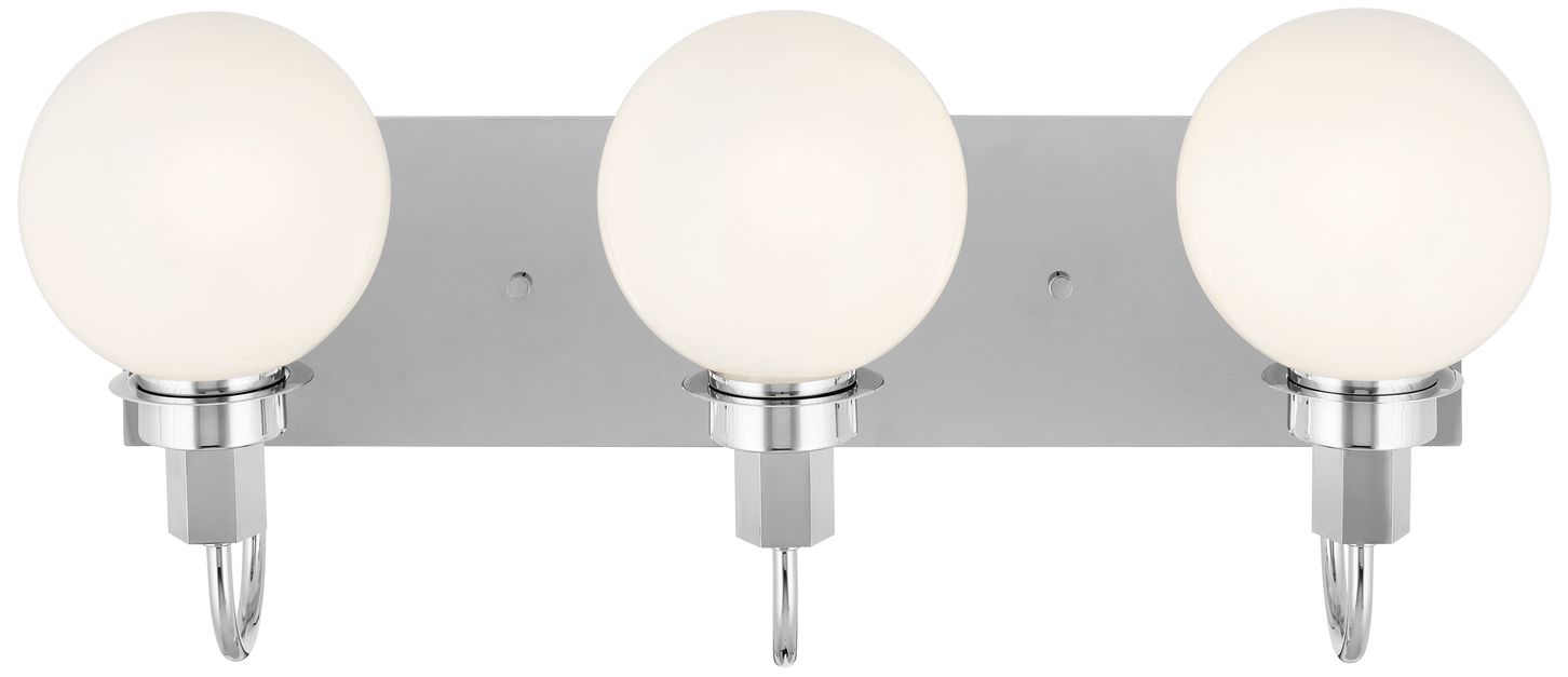 Image 5 Kichler Hex 22.75 Inch 3 Light Vanity with Opal Glass in Chrome more views