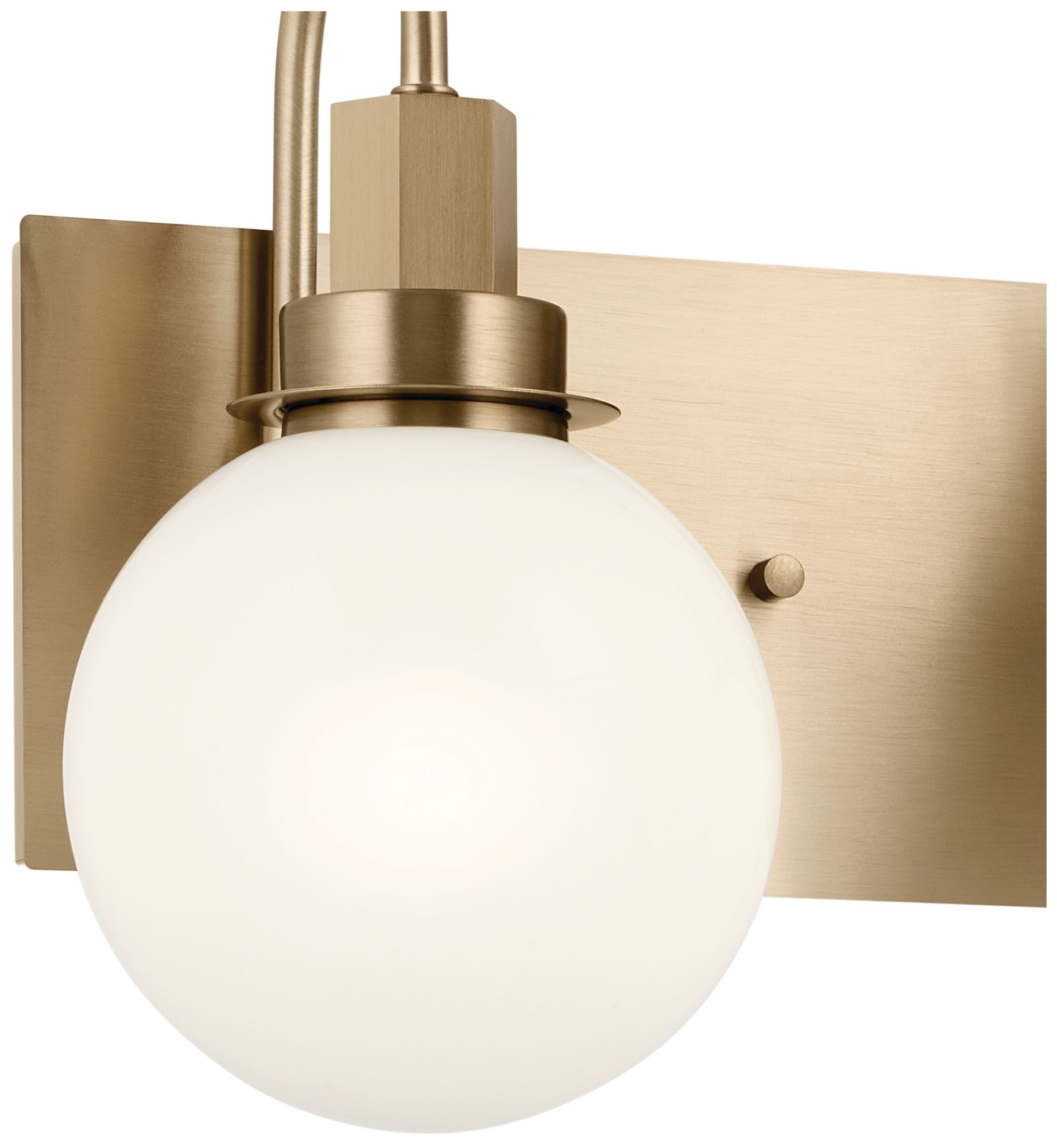 Image 6 Kichler Hex 22 3/4" Wide Champagne Bronze 3-Light Bath Light more views