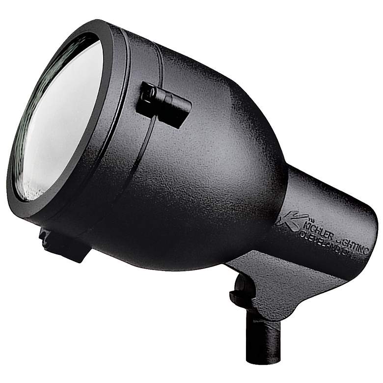 Image 2 Kichler High Intensity Discharge 6 3/4"H Black Flood Light