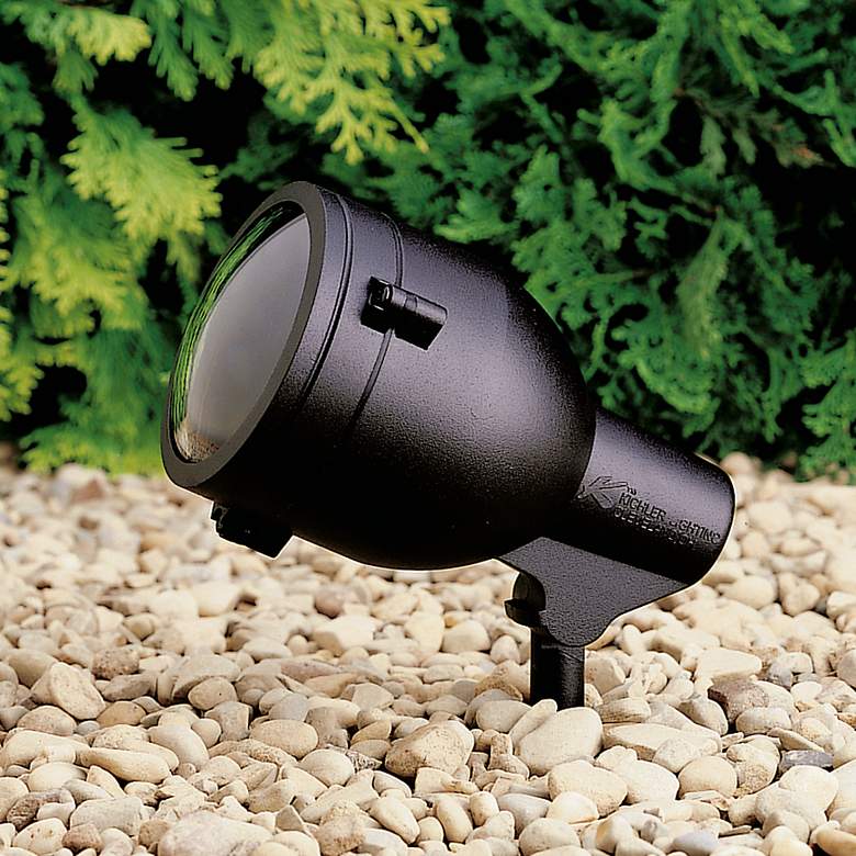 Image 1 Kichler High Intensity Discharge 6 3/4"H Black Flood Light
