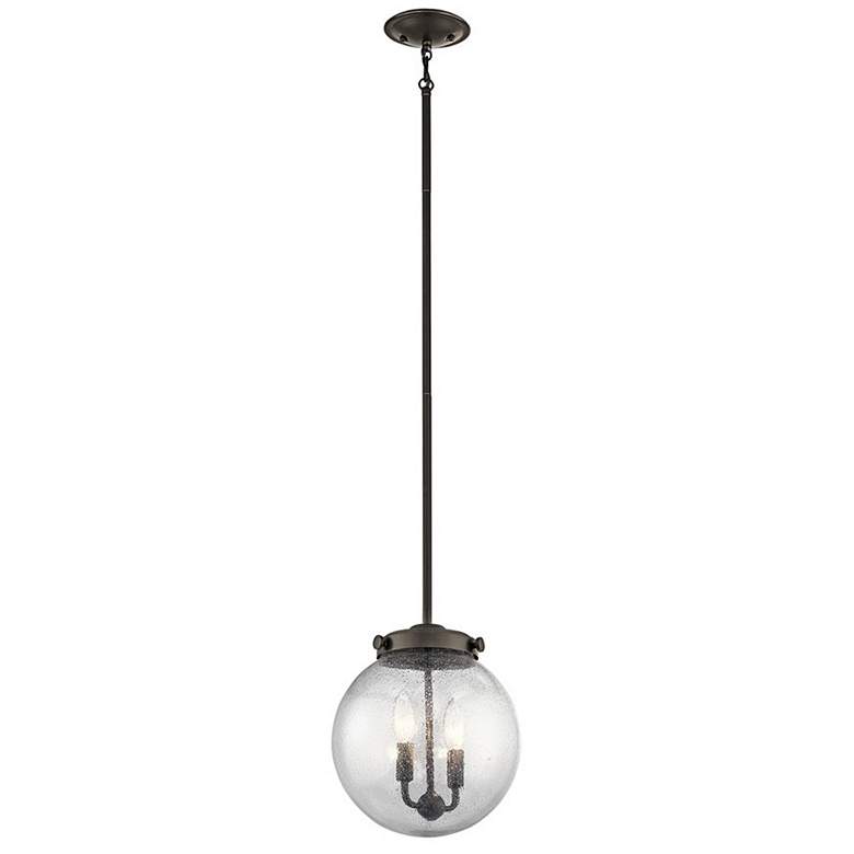 Image 1 Kichler Holbrook 10" Wide Olde Bronze 2-Light Mini Pendant