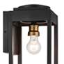 Kichler Hone 18" High Black Rectangular Outdoor Wall Light