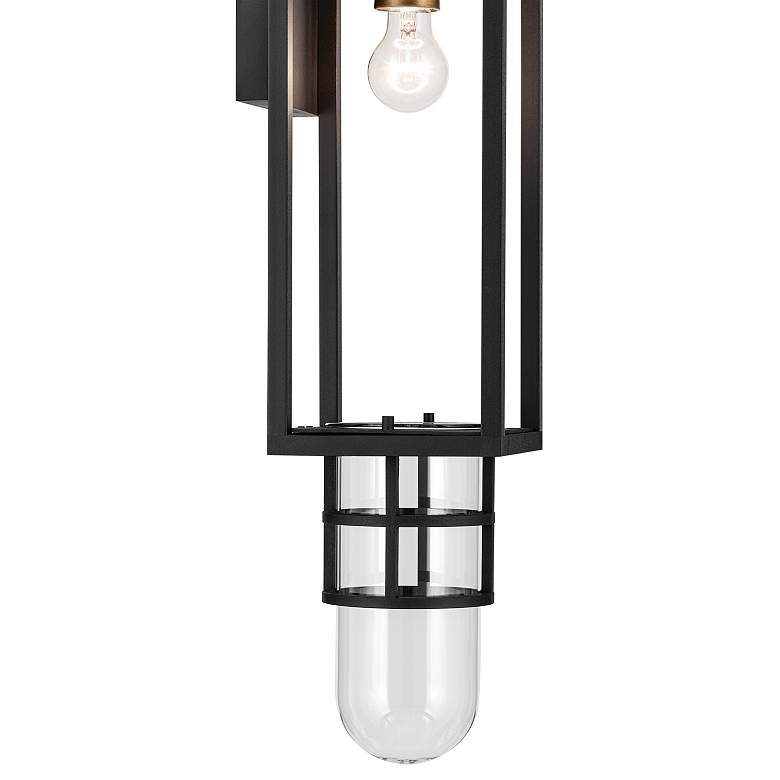 Image 6 Kichler Hone 18" High Black Rectangular Outdoor Wall Light more views