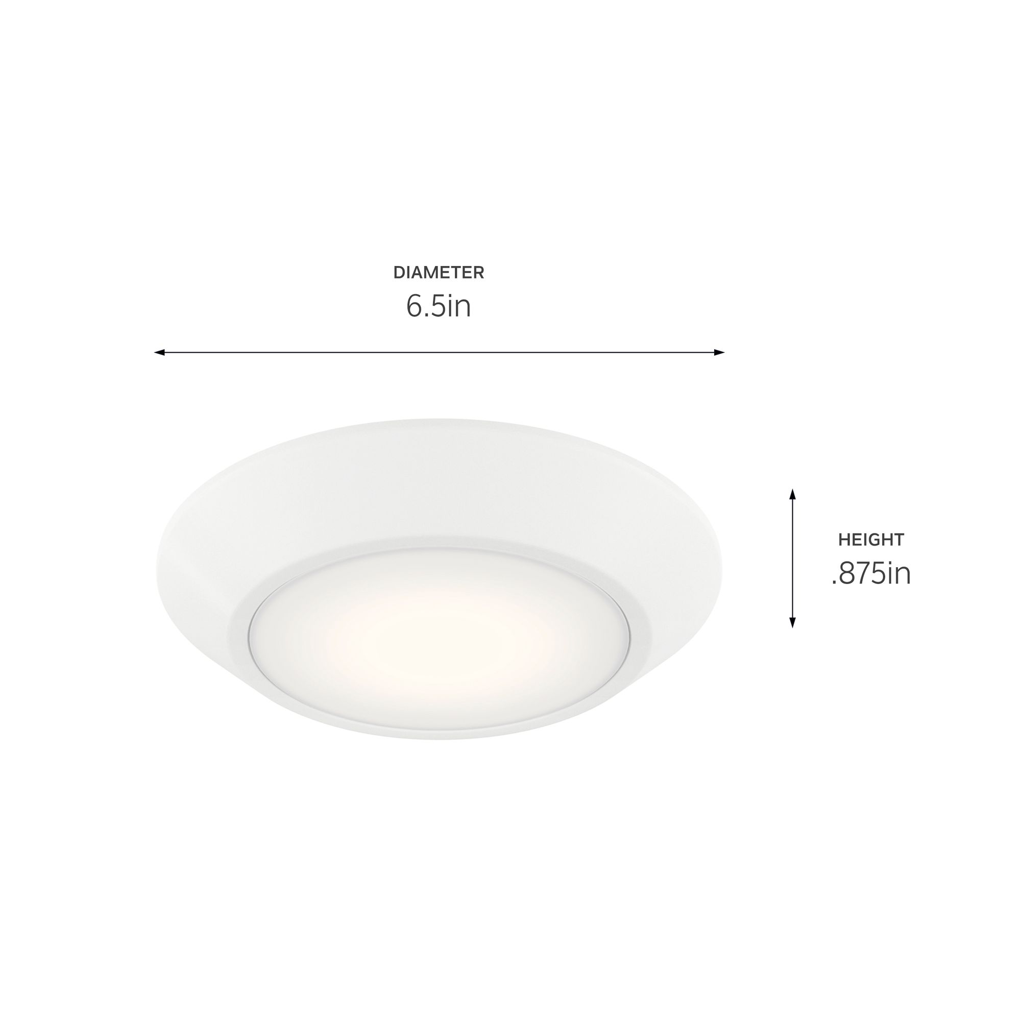Kichler Horizon Select 6" Wide 5CCT LED Flush Mount Ceiling Light