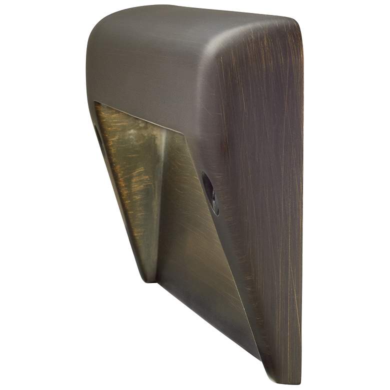 Image 1 Kichler Hunter 6 1/4" Wide Centennial Brass LED Deck Light