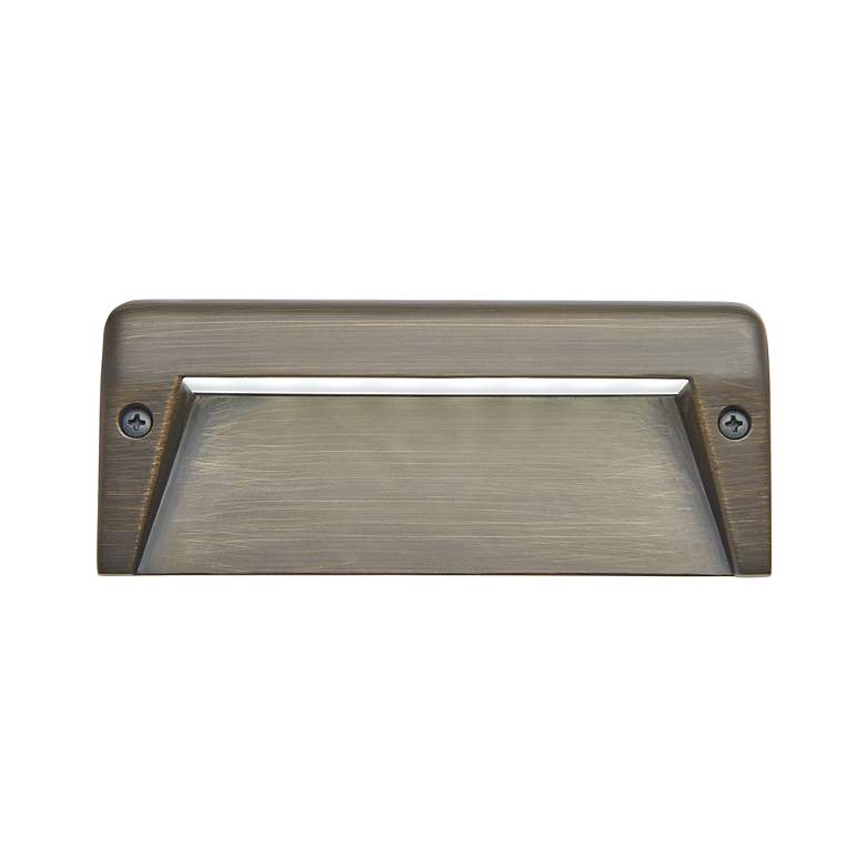Image 2 Kichler Hunter 6 1/4" Wide Centennial Brass LED Deck Light more views