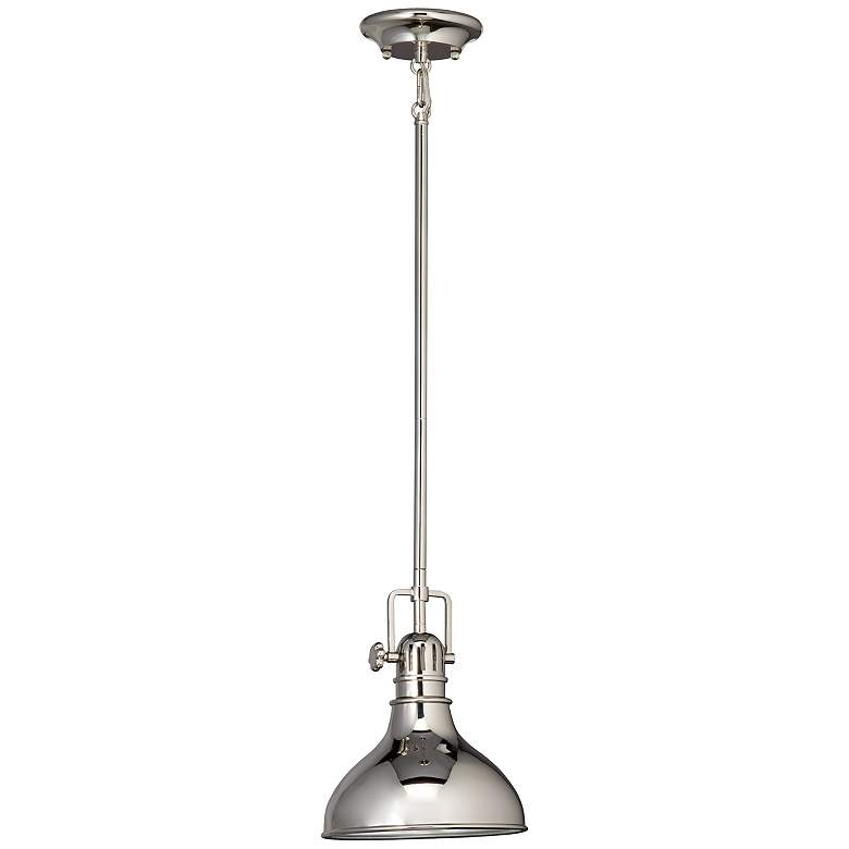 Image 3 Kichler Hybrid 8" Wide Polished Nickel Mini Pendant