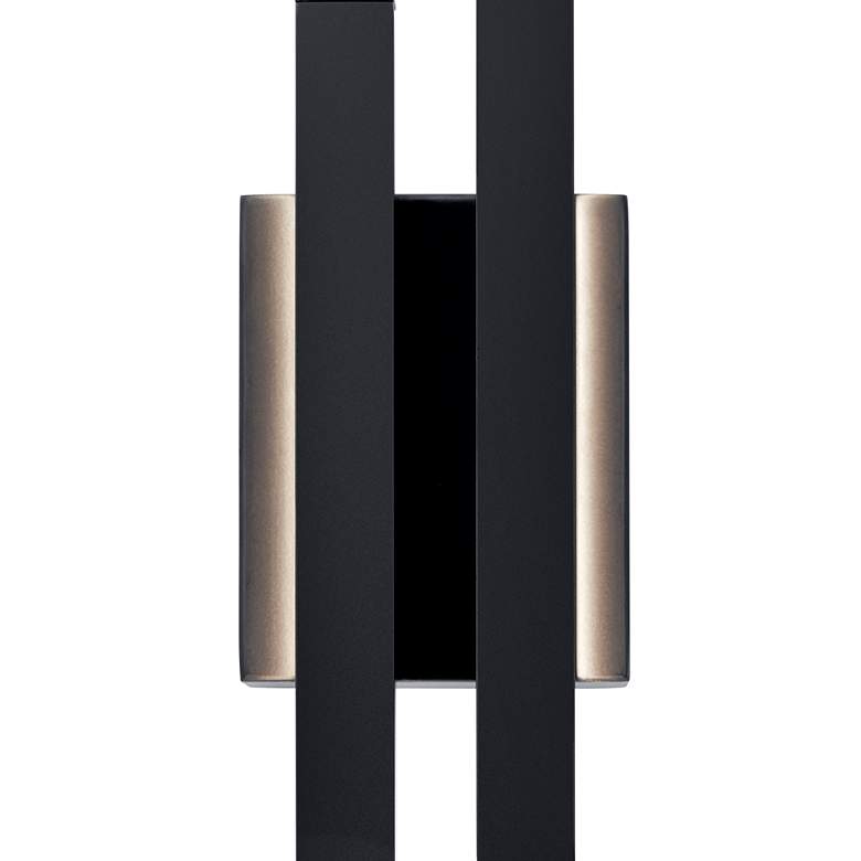 Image 3 Kichler Idril 22 1/4" High Matte Black LED Wall Sconce more views