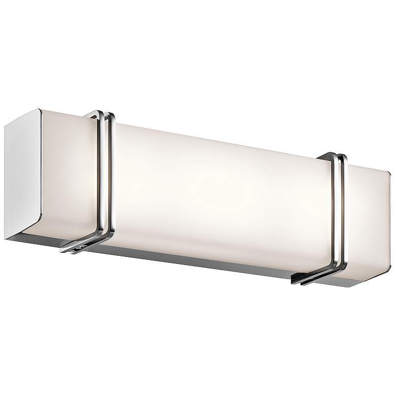 Image 2 Kichler Impello 18 1/4" Wide LED Linear Chrome Bath Light