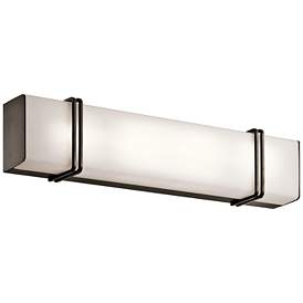 Image1 of Kichler Impello 24 1/4" Wide LED Linear Bronze Bath Light