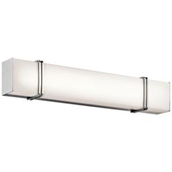 Kichler Impello 30 1/4&quot; Wide LED Linear Chrome Bath Light