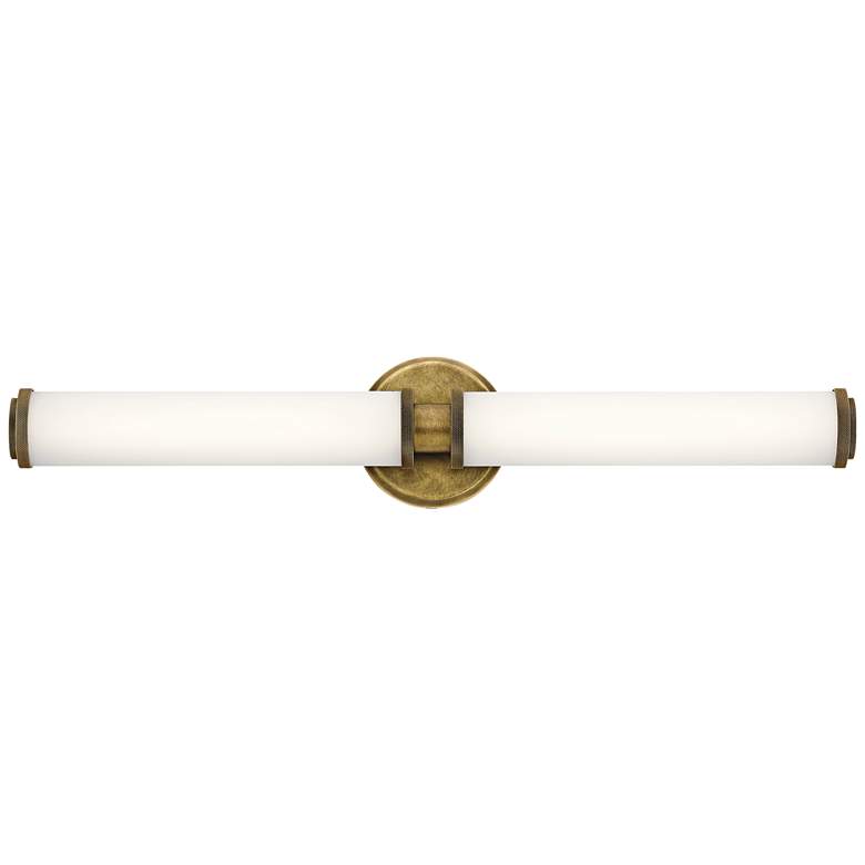Kichler Indeco 5&quot; High Natural Brass 2-LED Wall Sconce