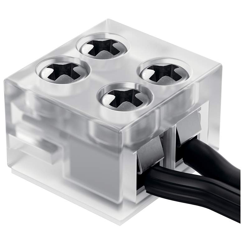 Image 1 Kichler Indoor Lighting Systems Clear Tape-to-Wire Connector Cube
