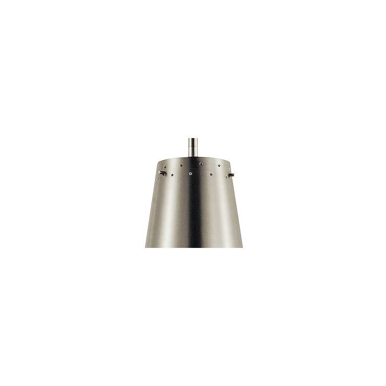 Image 3 Kichler Intex 6" Wide Brushed Nickel LED Mini Pendant more views