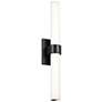 Kichler Izza 25 1/2" High Matte Black LED Wall Sconce