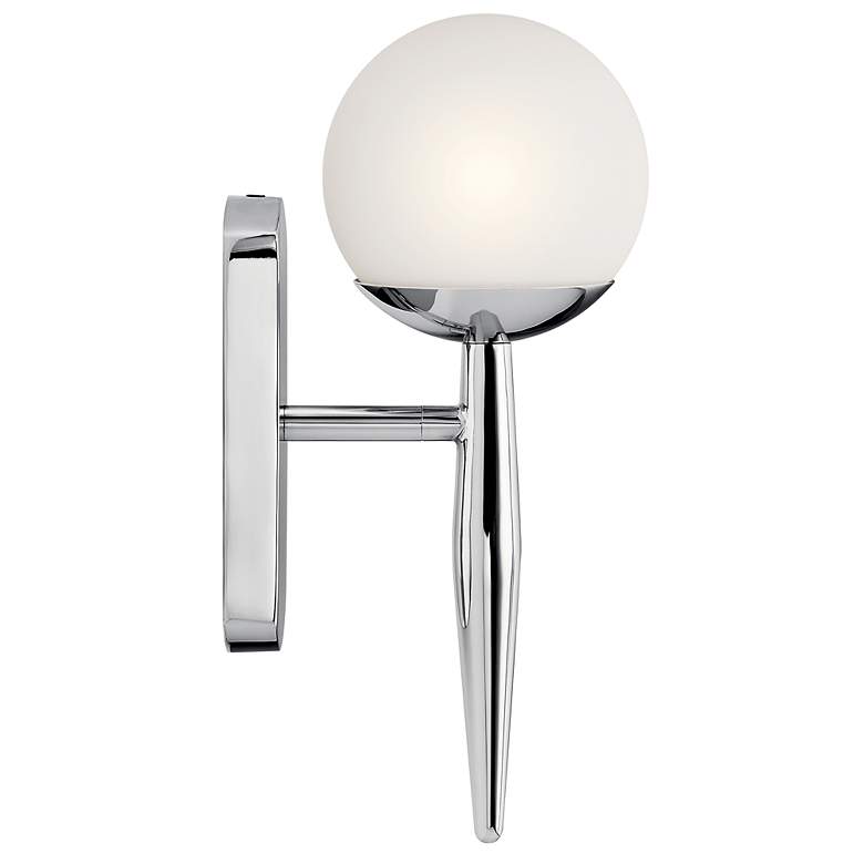 Image 3 Kichler Jasper 11 1/2" High Chrome Wall Sconce more views