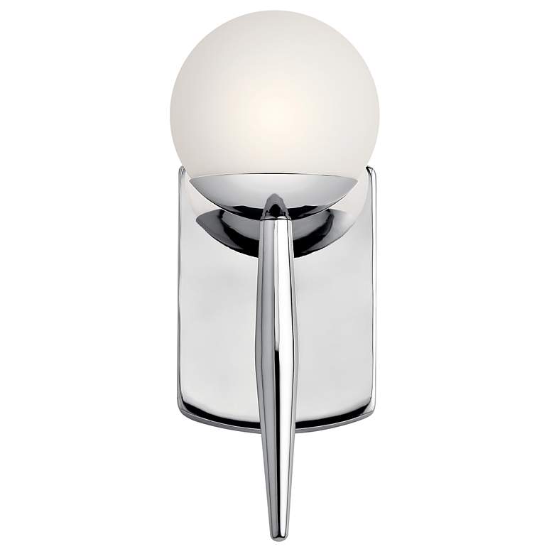 Image 4 Kichler Jasper 11 1/2" High Chrome Wall Sconce more views