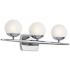 Kichler Jasper 24 1/2" Wide Chrome 3-Light Bath Light