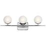 Thumbnail2 of Kichler Jasper 24 1/2" Wide Chrome 3-Light Bath Light more views