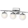 Thumbnail4 of Kichler Jasper 24 1/2" Wide Chrome 3-Light Bath Light more views