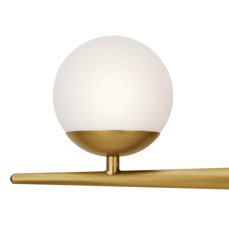 Image 3 Kichler Jasper 24 1/2" Wide Natural Brass 3-Light Halogen Bath Light more views
