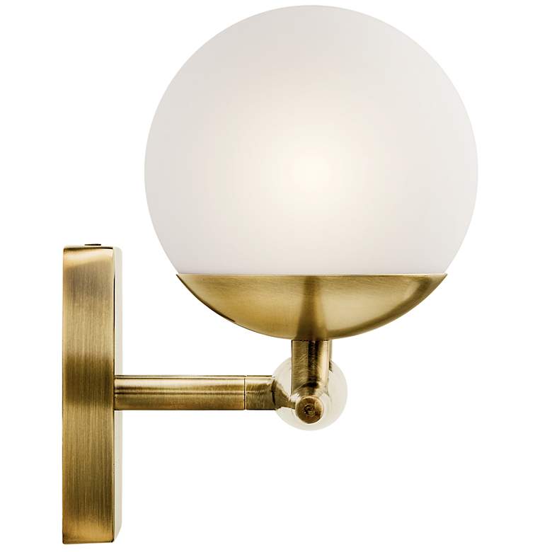 Image 3 Kichler Jasper 32 1/4" Wide Natural Brass 4-Light Halogen Bath Light more views