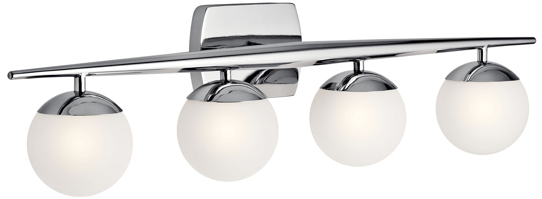 Image 6 Kichler Jasper 32 1/4"W Chrome 4-Light Halogen Bath Light more views