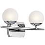 Thumbnail2 of Kichler Jasper 7 3/4"H Chrome 2-Light Halogen Wall Sconce