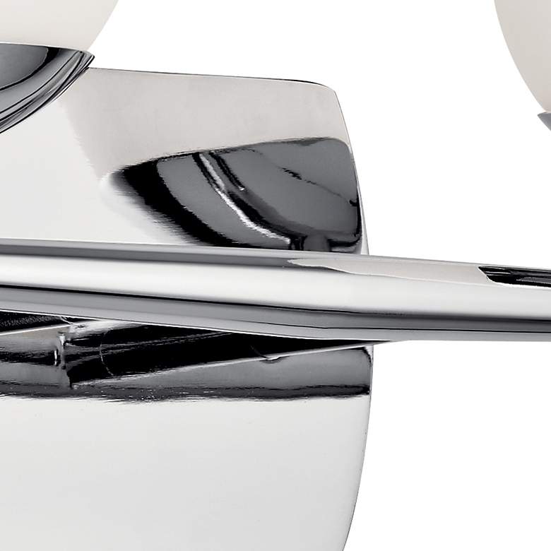 Image 6 Kichler Jasper 7 3/4"H Chrome 2-Light Halogen Wall Sconce more views
