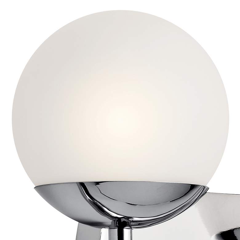 Image 7 Kichler Jasper 7 3/4"H Chrome 2-Light Halogen Wall Sconce more views