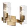2_Kichler Jemsa 13 3/4" Wide Champagne Bronze 2-Light Bath Light more views
