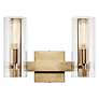 4_Kichler Jemsa 13 3/4" Wide Champagne Bronze 2-Light Bath Light more views