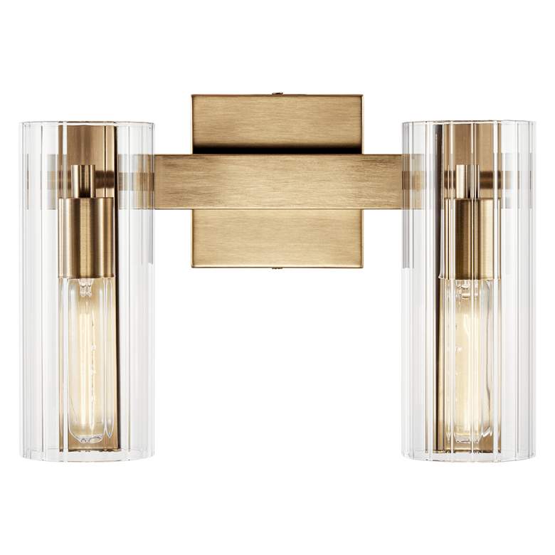 Image 5 Kichler Jemsa 13 3/4" Wide Champagne Bronze 2-Light Bath Light more views