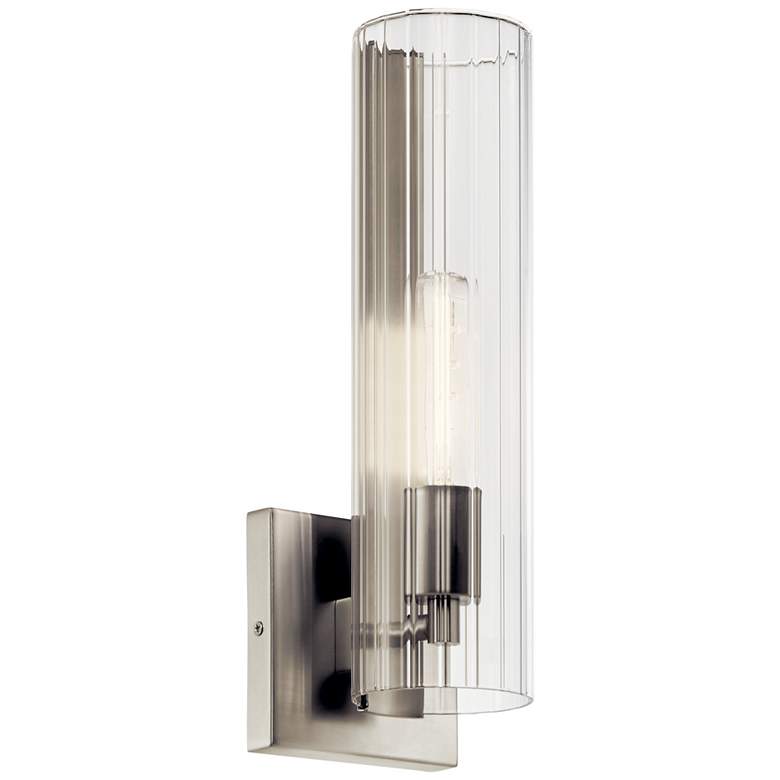 Image 1 Kichler Jemsa 14" High Brushed Nickel Wall Sconce