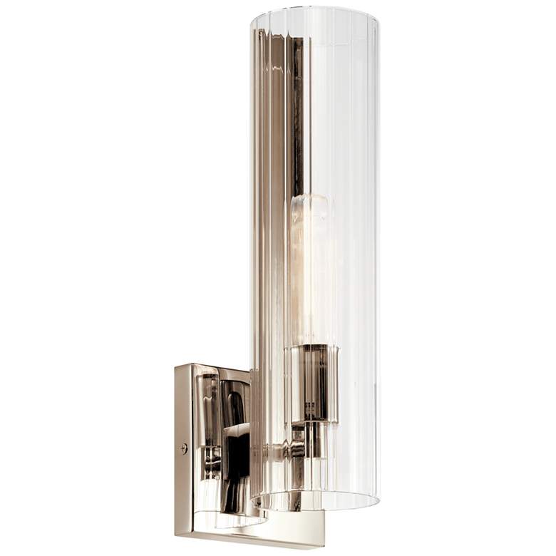 Image 1 Kichler Jemsa 14" High Polished Nickel Wall Sconce