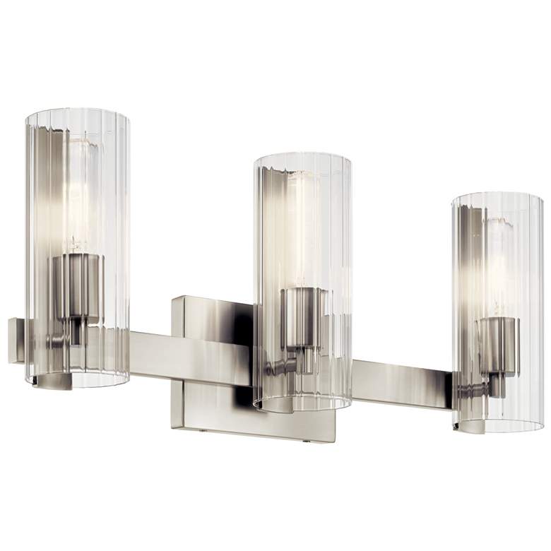Image 1 Kichler Jemsa 22 3/4" Wide Brushed Nickel 3-Light Bath Light