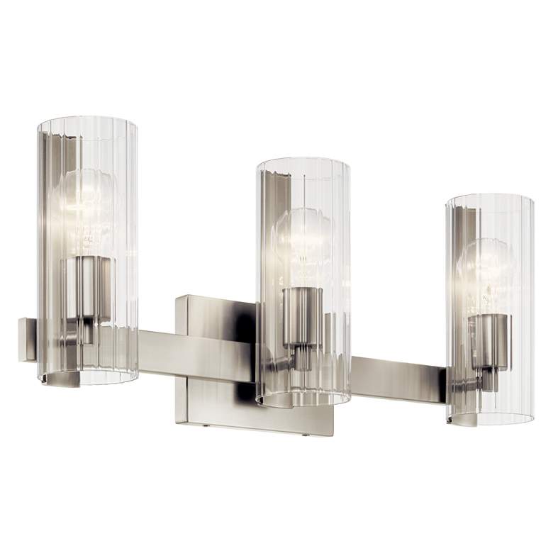 Image 2 Kichler Jemsa 22 3/4" Wide Brushed Nickel 3-Light Bath Light more views